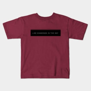 Diamonds in the sky Kids T-Shirt